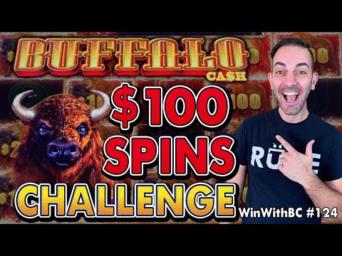 Видео: 🦬 $100 Spins Challenge в Buffalo Cash 🦬