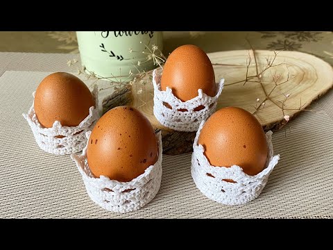 Видео: КОРЗИНОЧКИ-подставки для ЯИЦ за 15 минут. ПАСХАЛЬНЫЙ декор.