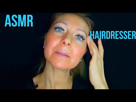 Видео: ASMR\АСМР\Ролевая игра.Парикмахер. Hairdresser/Hair Stylist.Role play. Goosebumps.Visual triggers.