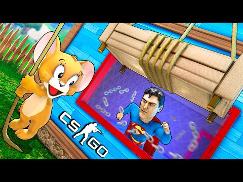 Видео: НАМ НУЖЕН ПЛАН Б :D БЕШЕНЫЙ СУПЕРМЕН vs ТРОЛЛЬ ДЖЕРРИ! МАНЬЯК В CS:GO (ВЕСЕЛЫЕ ПРЯТКИ В КС ГО)