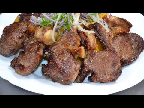 Видео: каре ягнёнка  с картошкой в казане ну очень вкусно нежнейшая баранина
