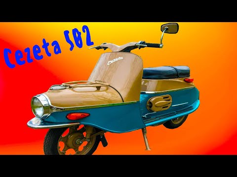 Видео: Удачный чехословацкий мотороллер  Cezeta 501