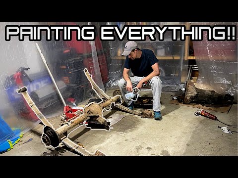 Видео: ПОКРАСКА МОТОРНОГО ОТСЕКА, ЗАДНЕГО ДИФФЕРЕНЦИАЛА И МНОГОГО ДРУГОГО НА CAMARO 73-ГО ГОДА - ДАВАЙТЕ...