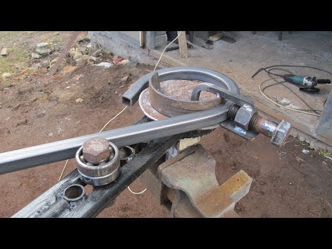 Видео: станок для згинання