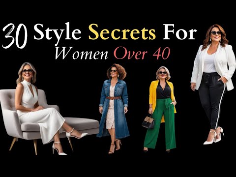 Видео: Лучшие наряды для женщин старше 40 лет — советы по стилю!