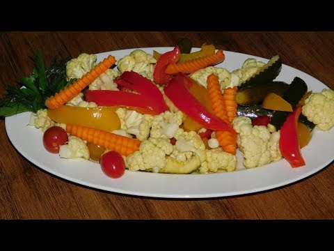 Видео: ХРУСТЯЩИЕ МАРИНОВАННЫЕ ОВОЩИ! Это Вам не САЛАТ)))