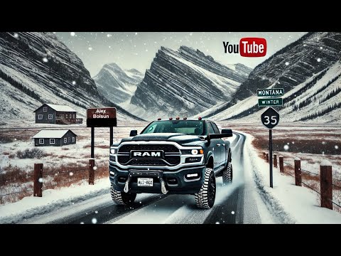 Видео: Первый раз в Монтане. Работа на Pickup truck зимой в США.