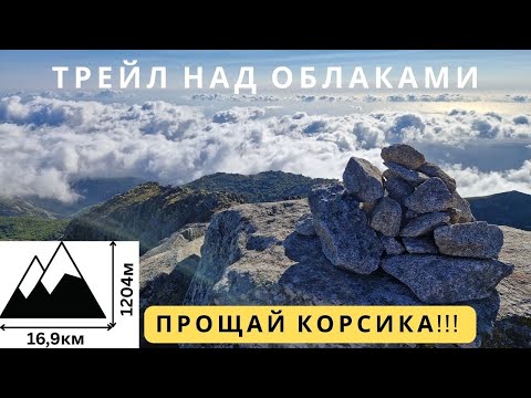 Видео: Трейл над облаками / Прощаюсь с Корсикой забегом на гору " Пунта делла Капелла"