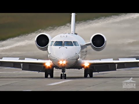 Видео: Дрифт на полосе и другие невероятные посадки самолетов в Сочи