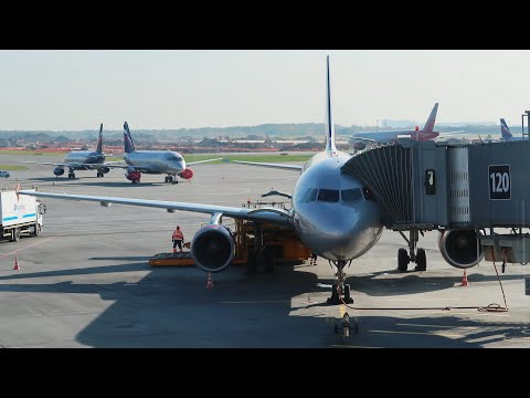 Видео: Airbus A320 а/к Аэрофлот | Рейс Москва - Санкт-Петербург