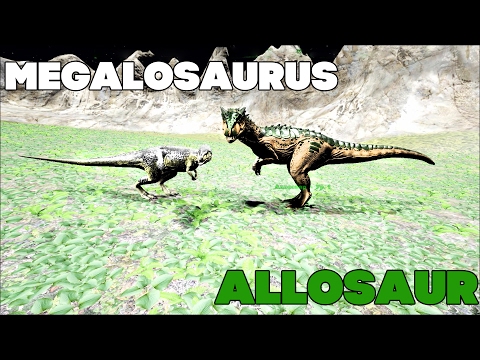 Видео: Битва в АРК | Мегалозавр против Аллозавр | Megalosaurus vs Allosaur