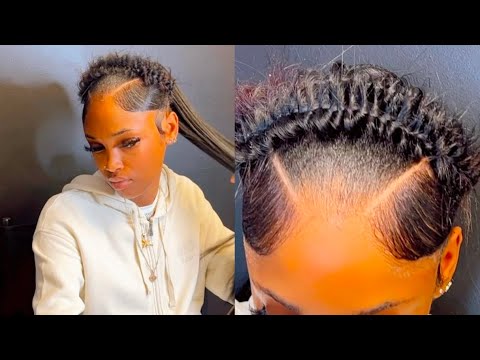 Видео: Коса-бабочка x Плетеная корона ￼руководство по созданию конского хвоста || Как делать прически