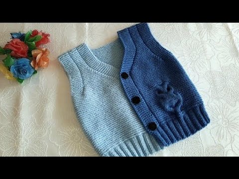 Видео: Spisada Bolalar Nimchasini to'qish. Спицада болалар Нимчасини тýқиш. Вязание жилета для детей