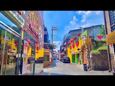 Видео: Самый уникальный район Сеула! Прогулка по High Street в Итаевоне