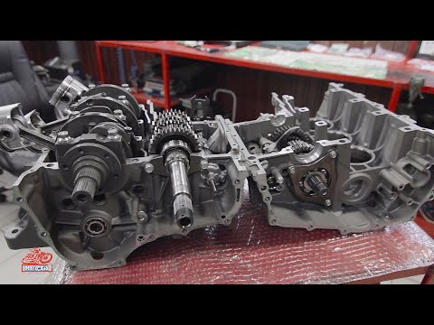 Видео: Honda Goldwing 1800 - Ремонт коробки, разборка двигателя/Gearbox repair, engine disassebly (part 2)