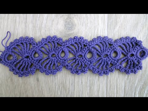 Видео: ЛЕНТОЧНОЕ КРУЖЕВО Ribbon Lace Crochet