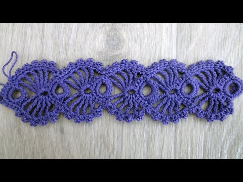 Видео: ЛЕНТОЧНОЕ КРУЖЕВО Ribbon Lace Crochet