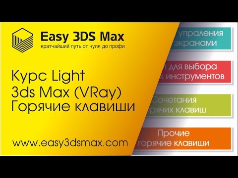 Видео: 3ds Max. 2. Горячие клавиши