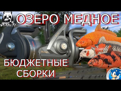 Видео: 🌟БЮДЖЕТНЫЕ СБОРКИ ДЛЯ ОЗЕРА МЕДНОЕ🌟Русская Рыбалка 4(РР4)🌟