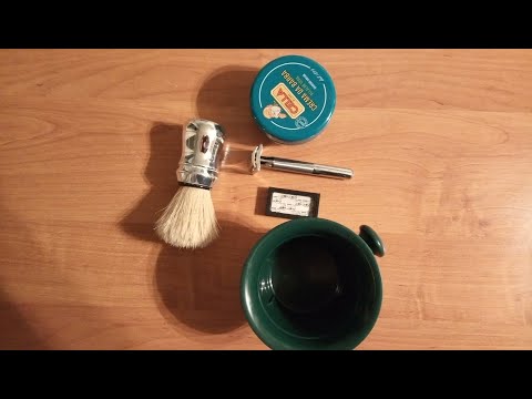 Видео: Бритьё. KING C GILETTE, PARKERSHAVING, OMEGA 83, PRORASO, CELLA.