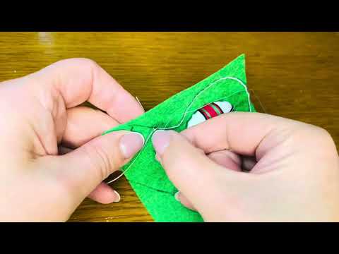 Видео: Брошка «Мотанка». Частина 2. Пришивання канітелі