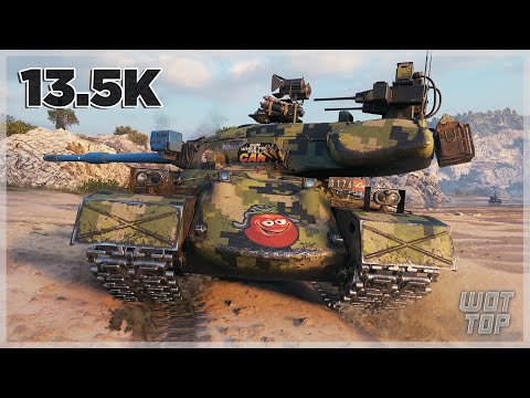 Видео: Black Rock - 13.5К УРОНА 7 ФРАГОВ - World of Tanks