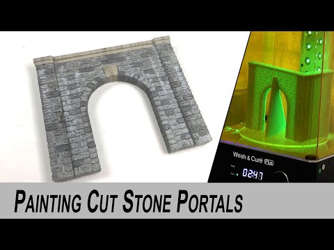 Видео: Как покрасить каменные порталы туннелей