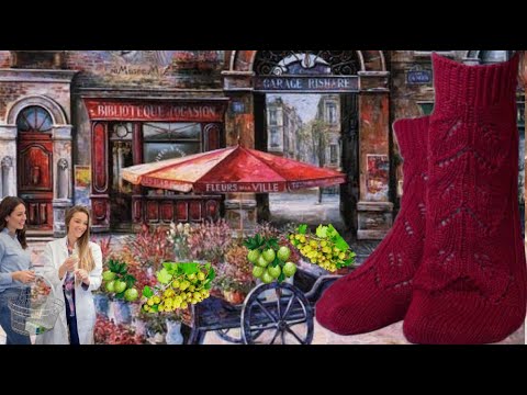 Видео: Модные носочки. Спицами.  #2022