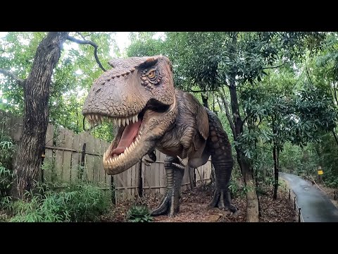 Видео: [Dino Adventure Nagoya] Наслаждайтесь Парком Юрского периода за 6 долларов! Настоящие динозавры!