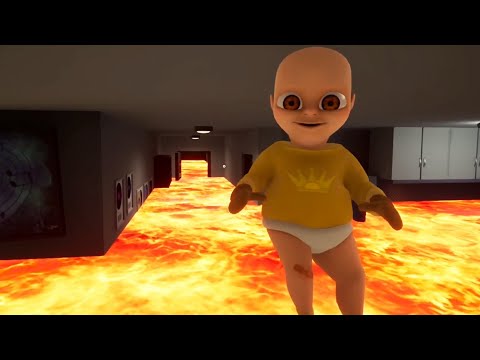 Видео: ЛАВА В ДОМЕ ЛЫСЫХ ДЕМОНОВ ?! ИГРА The Baby In Yellow
