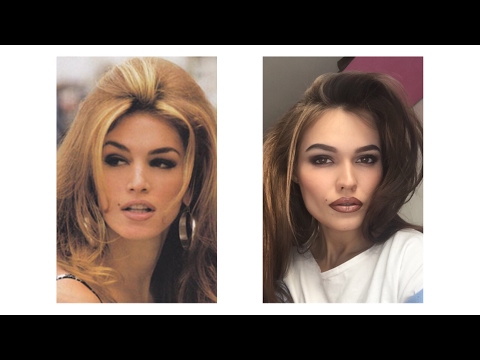 Видео: МАКИЯЖ 90 - х CINDY CRAWFORD