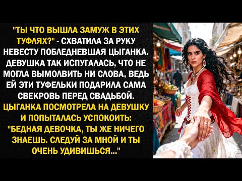 Видео: "Ты что вышла замуж в этих туфлях?" - схватила за руку невесту побледневшая цыганка...