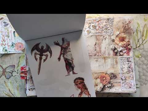 Видео: 🌼Дівчата, квіти і смаколики💃🌸🧁#asmr #collage #aesthetic #journaling #scrapbooking, #art #asmrjournal