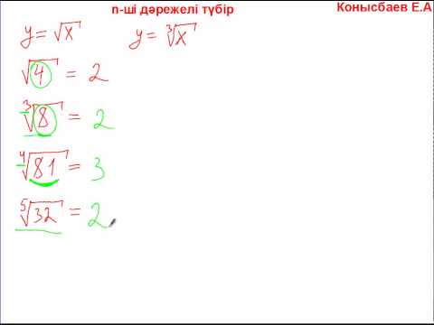 Видео: 24.1-n-ші дәрежелі түбір