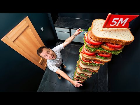 Видео: Сделал самый ВЫСОКИЙ СЭНДВИЧ в МИРЕ!