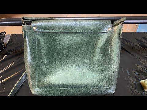 Видео: Как покрасить  изделия из кожи