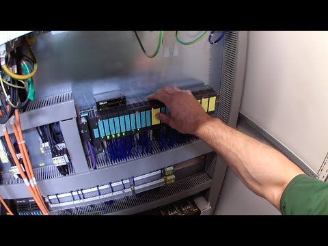 Видео: Siemens simatic S7, светит красный огонек SF