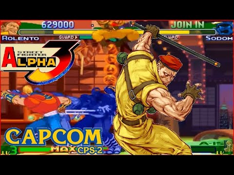 Видео: Street Fighter Alpha 3 (Zero 3) Уровень сложности «Эксперт» Прохождение Rolento 2:0
