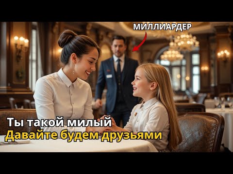 Видео: Дочь миллиардера не пришла домой после школы — он был в шоке, увидев её с официанткой.