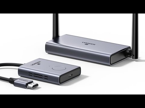 Видео: Беспроводной удлинитель HDMI сигнала до 50м, CM506 (50633A) #UGREEN 