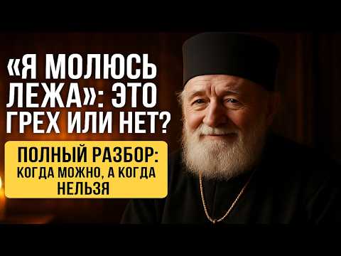 Видео: МОЖНО ЛИ МОЛИТЬСЯ ЛЕЖА В ПОСТЕЛИ