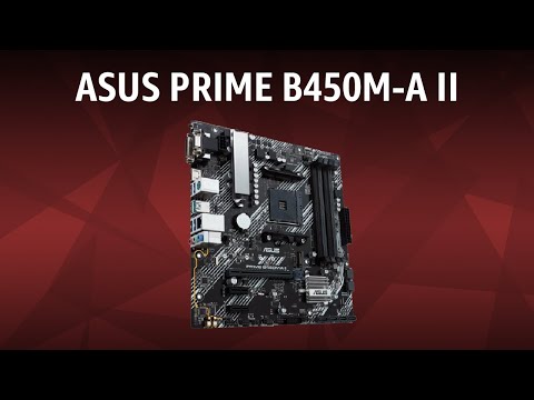 Видео: Материнская плата ASUS PRIME B450M-A II