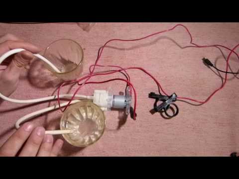 Видео: 12V Diaphragm Pump - Мембранный насос на 12В