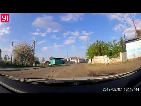 Видео: Дорога в Ямполе,  райцентре Сумской области