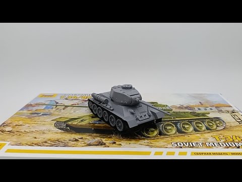 Видео: Собираем модель танк Т-34-85 #zvezda #моделизм