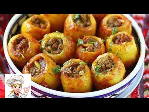 Видео: Самый вкусный фаршированный картофель.