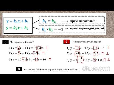 Видео: Рівняння прямої-2