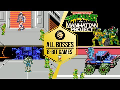 Видео: Teenage Mutant Ninja Turtles III Manhattan Project – All Bosses / Черепашки ниндзя 3 – Все Боссы