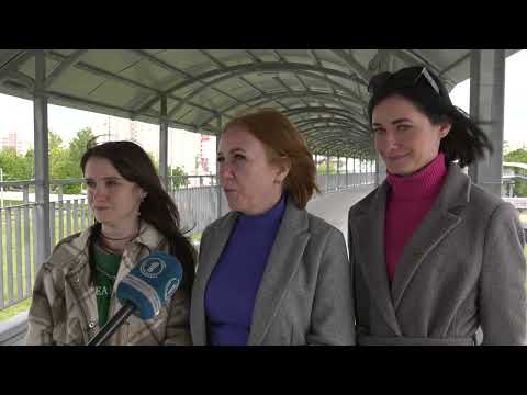 Видео: В Гомеле в торжественной обстановке открыли самый длинный в Беларуси пешеходный мост