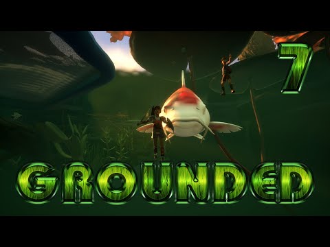 Видео: 🐡 НАС чуть не съела рыба, но это было мило 💕😂  | прохождение  #7 Grounded